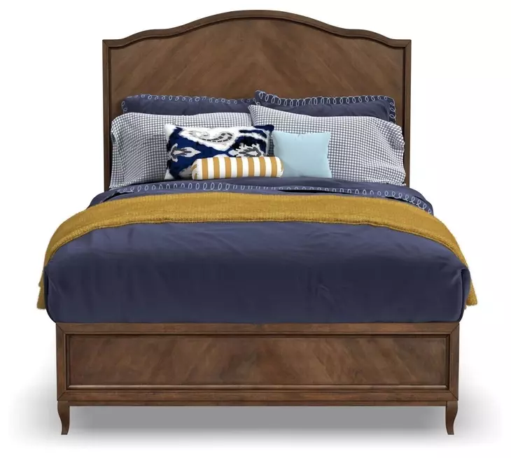 Bellevue Whiskey Brown Queen Platform Bed