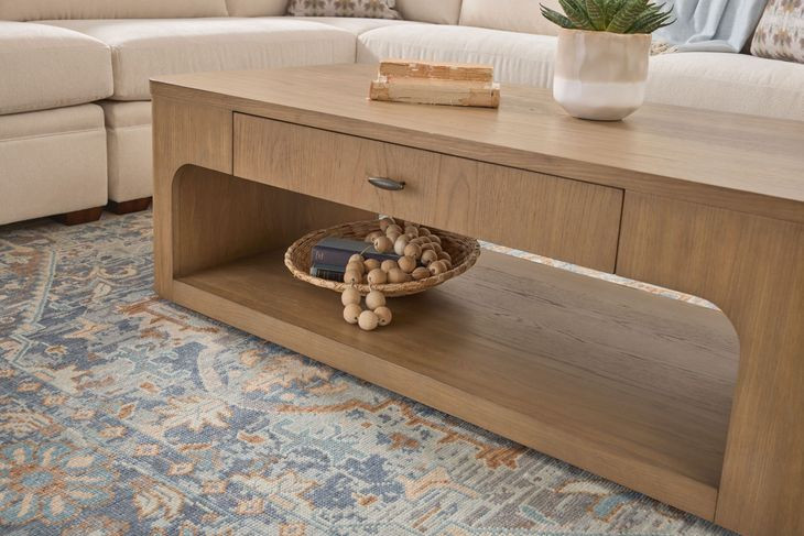 Normandy Warm Driftwood Rectangular Coffee Table