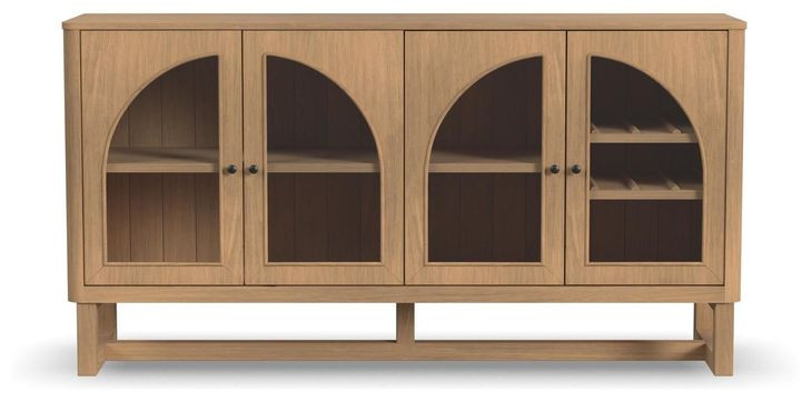 Normandy Warm Driftwood 4 Door Buffet