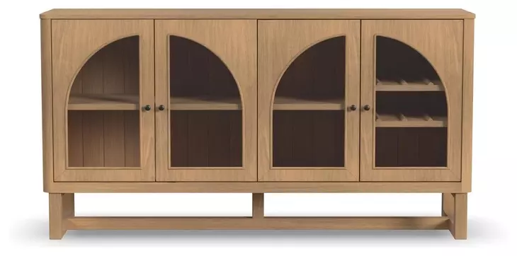 Normandy Warm Driftwood 4 Door Buffet