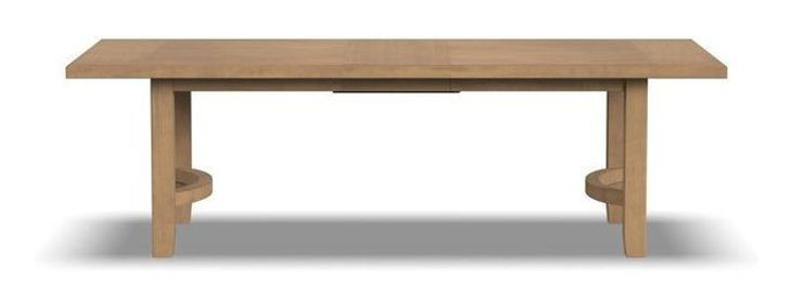 Normandy Warm Driftwood 100" Extendable Rectangular Dining Table