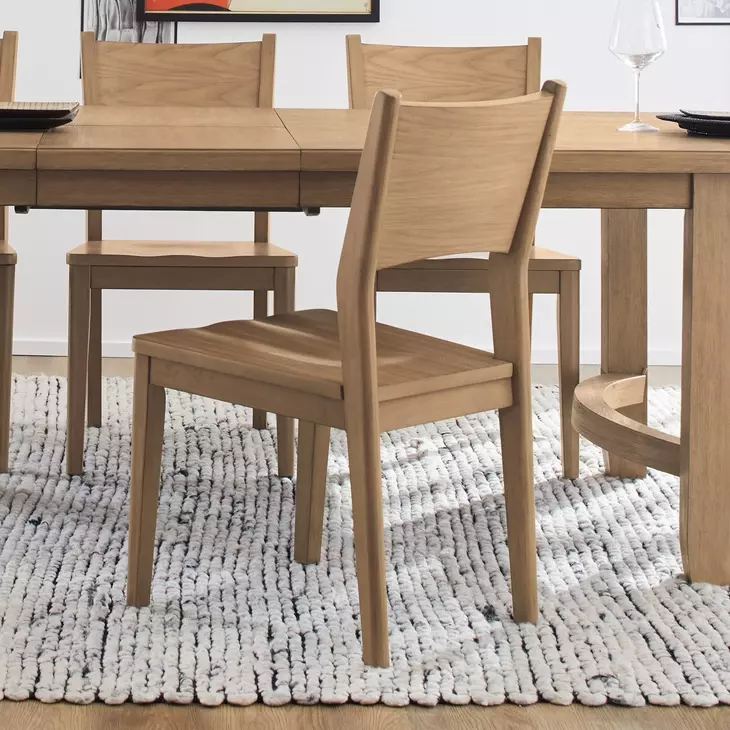 Normandy Warm Driftwood Dining Chair Set of 2