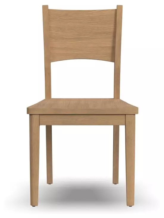 Normandy Warm Driftwood Dining Chair Set of 2