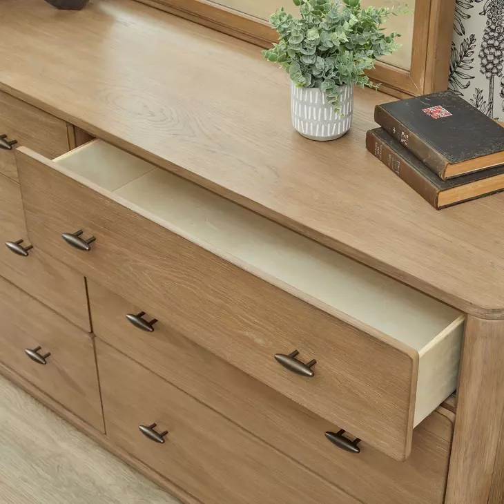 Normandy Warm Driftwood 6 Drawer Dresser