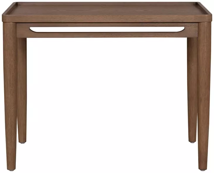 Verona Medium Brown Rectangular End Table