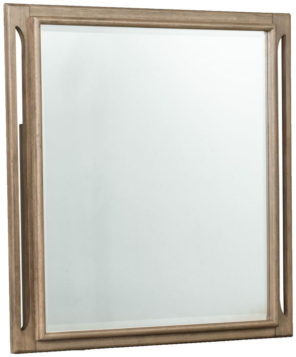 Verona Medium Brown Oak Rectangular Dresser Mirror