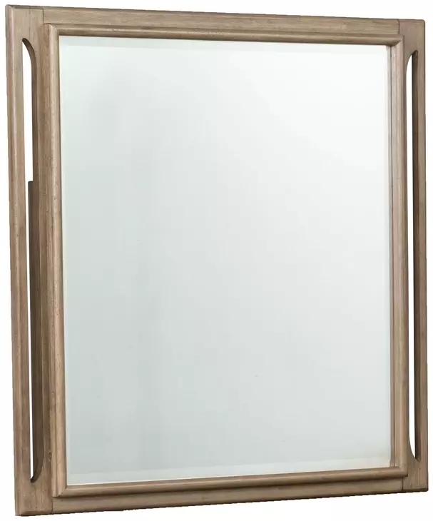 Verona Medium Brown Oak Rectangular Dresser Mirror