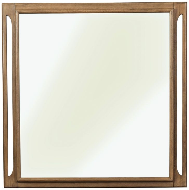 Verona Medium Brown Oak Rectangular Dresser Mirror