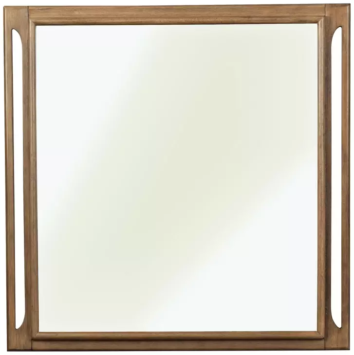 Verona Medium Brown Oak Rectangular Dresser Mirror