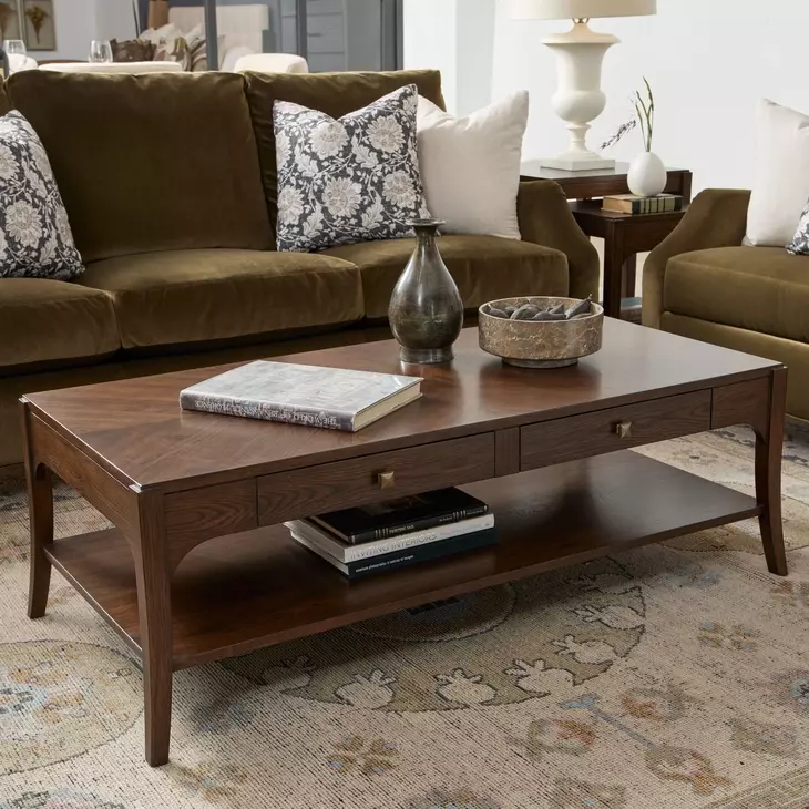 Sylvie Chestnut Rectangular Coffee table