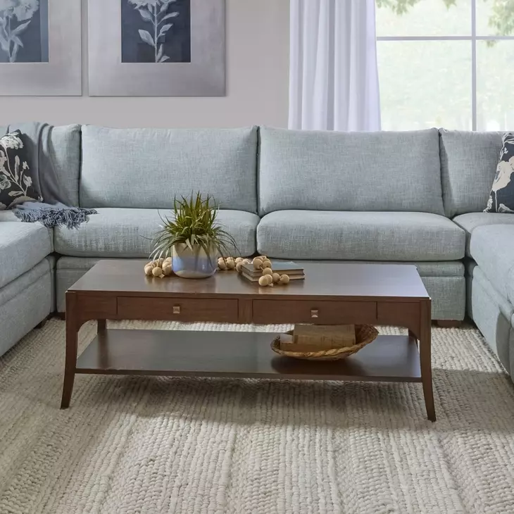 Sylvie Chestnut Rectangular Coffee table