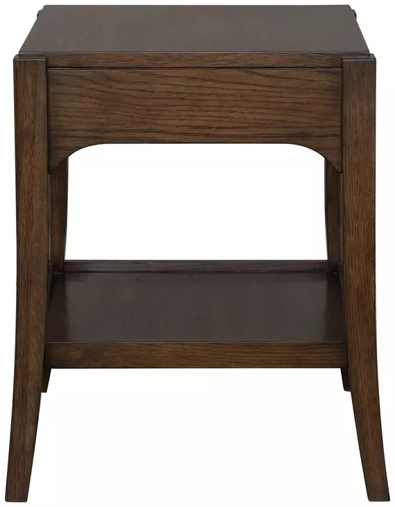 Sylvie Chestnut Square Bunching Table