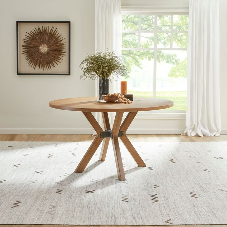 Millwork Rustic Umber 54" Round Dining Table