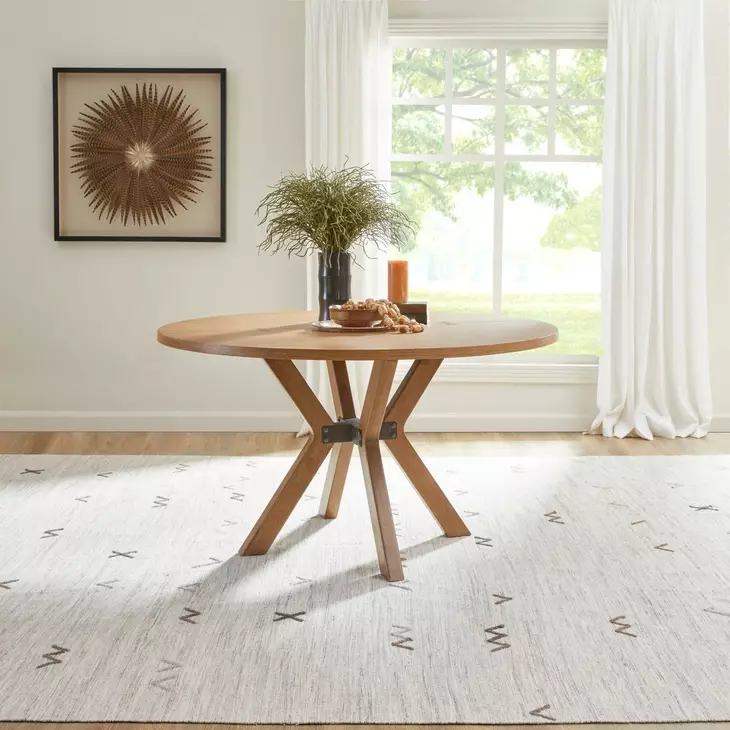 Millwork Rustic Umber 54" Round Dining Table