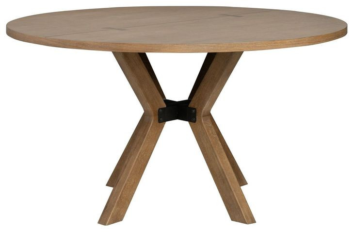 Millwork Rustic Umber 54" Round Dining Table