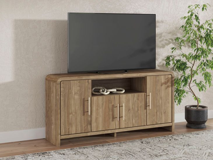 Dovander Warm Brown 63" Extra Large TV Stand