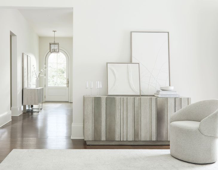 Tempo Beige 4 Door Buffet with 1 Drawer and 2 Shelves