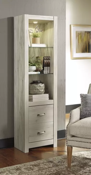 Bellaby Whitewash 4 Piece Entertainment Center with LED