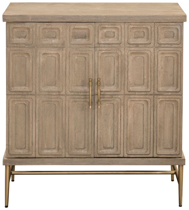 Arun Brown 2 Door Accent Cabinet