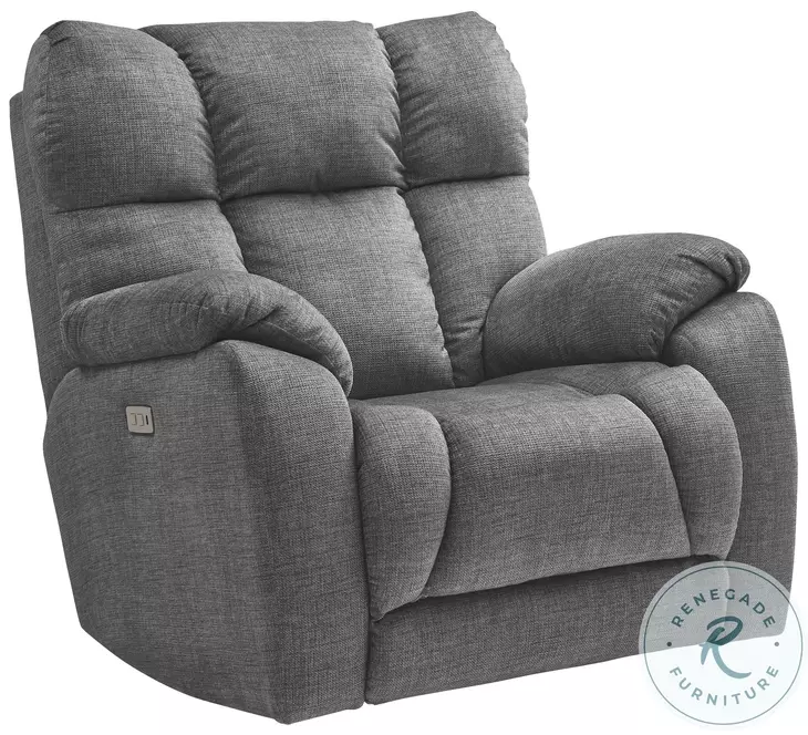 Wild Card Brady Charcoal Swivel Rocker Recliner