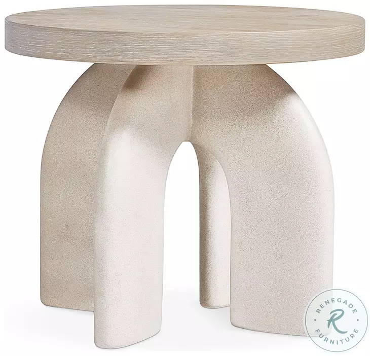 Antibes Roz And Pumice Side Table