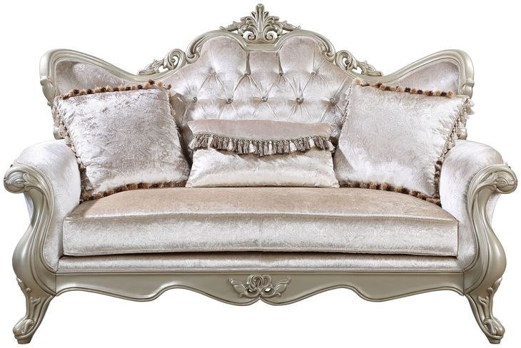 Monique Beige 72" Loveseat