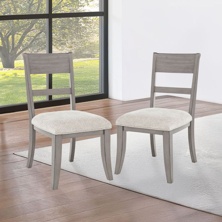 Mariana Gray Upholstered Side Chair Set of 2