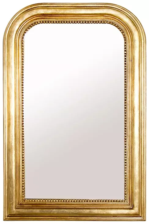Waverly Gold Leaf Rectangular Wall Mirror