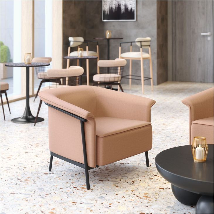 Burry Tan Accent Chair