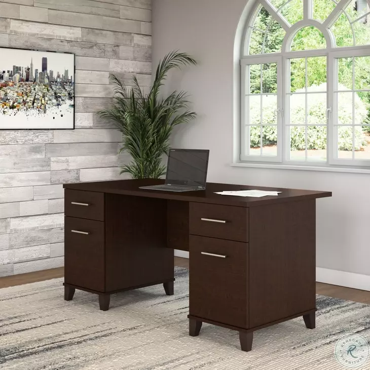 Somerset Mocha Cherry 60" Desk