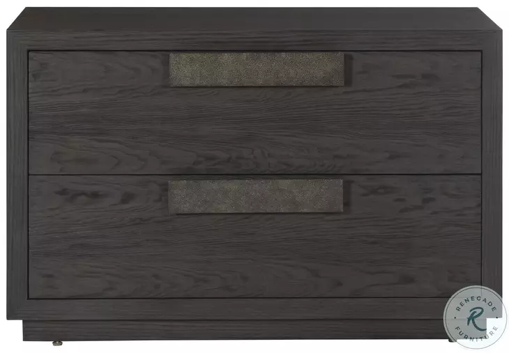 Keali Ebonized Pine Nightstand