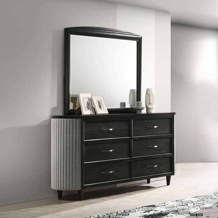 Skyline Onyx Rectangular Dresser Mirror