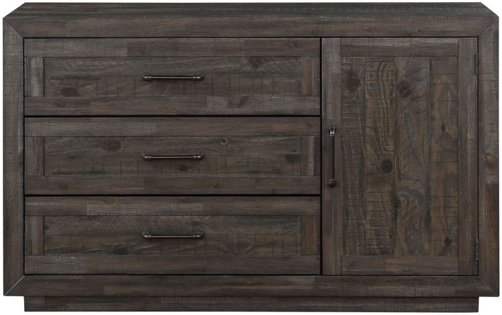 Riverdale Black 1 Door Server