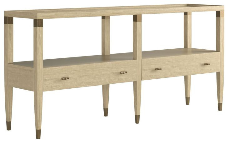 Eave Sundrenched Beige Rectangular Console Table
