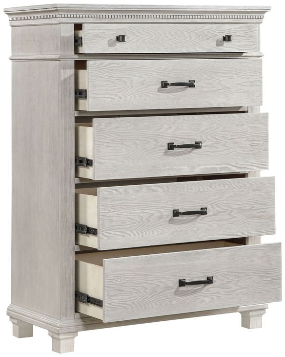 Silver Sands Gray Youth Upholstered Panel Bedroom Set