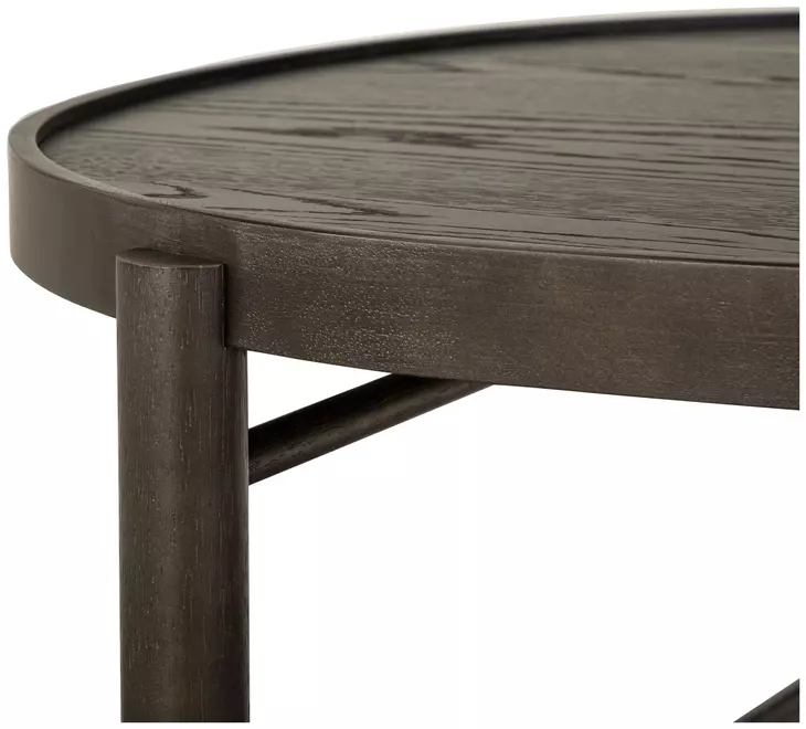 Hadleigh Black Coffee Bean Free Form Nesting Cocktail Table
