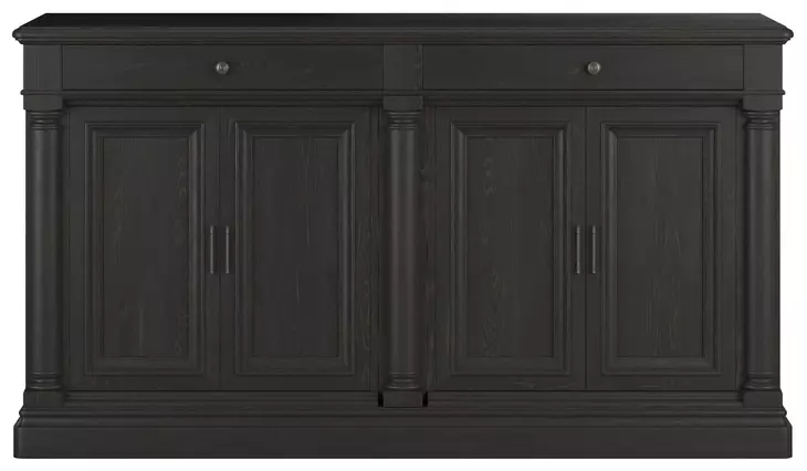 Atrium Black 4 Door Buffet