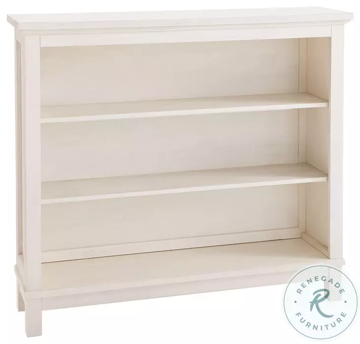 Westfield Brushed White Hutch and Bookcase with 3 Shelves