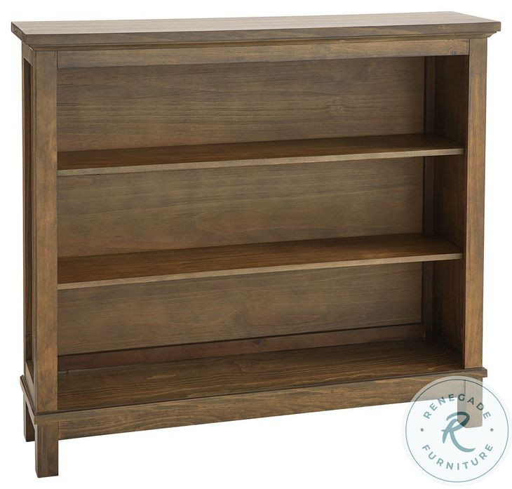 Westfield Harvest Brown Hutch and Bookcase with 3 Shelves