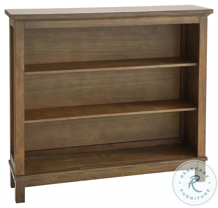 Westfield Harvest Brown Hutch and Bookcase with 3 Shelves