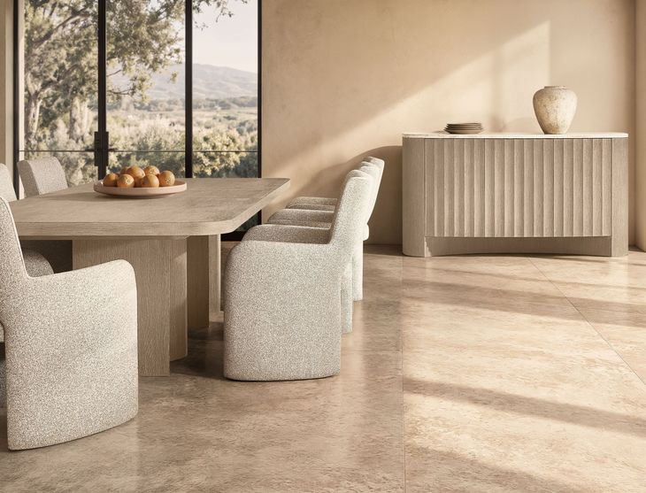 Loggia Aria 108" Extendable Rectangular Dining Table