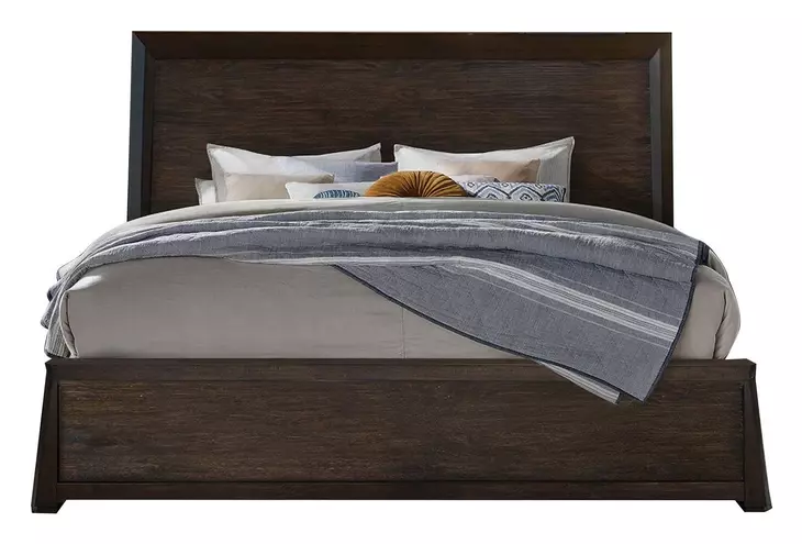 Bellamy Coffee Bean California King Panel Bed
