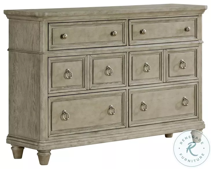 Emiko Light Grey 6 Drawer Dresser