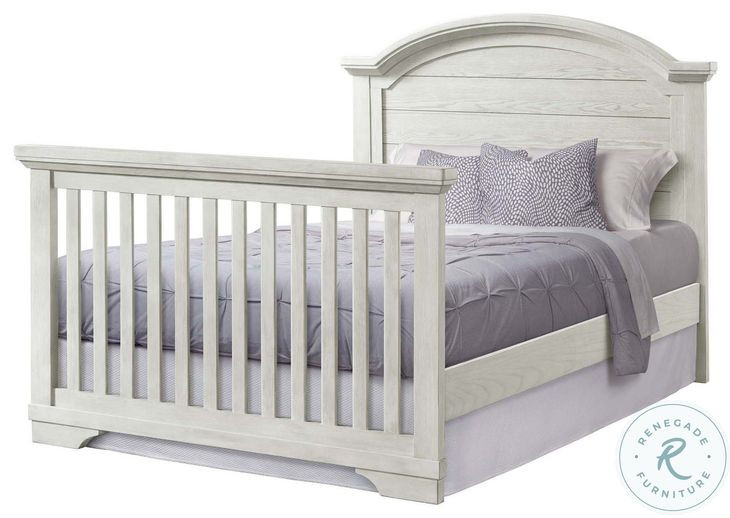 Foundry White Dove Arch Top Convertible Standard Crib