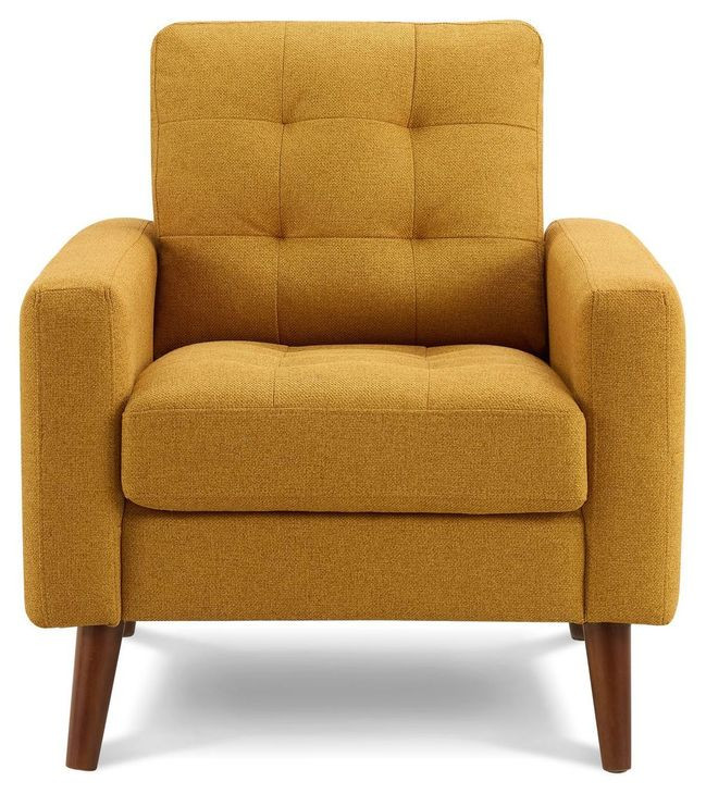 8J11L68 Orange Upholstered Accent Chair