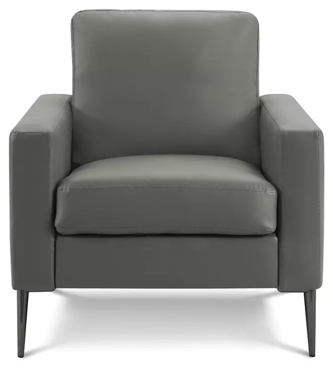 8J31A02 Dark Gray Upholstered Accent Chair
