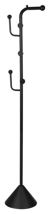 2021 Satin Black Coat Rack