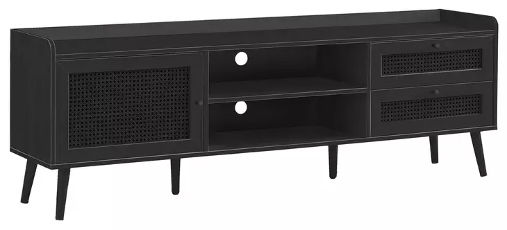 2724 Black 72" TV Stand