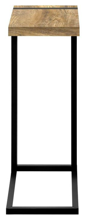 2883 Brown and Black Rectangular Accent Table