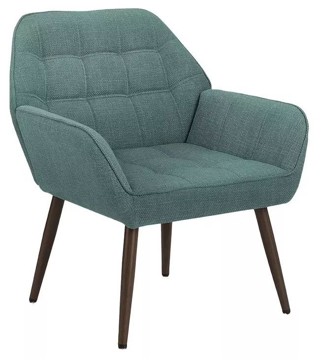 8006 Turquoise Upholstered Accent Chair